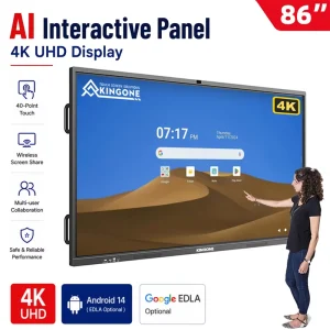 86-Inch Interactive Smart Board Education Price Multi-Touch LED Panel 75-Inch OLED Screen OEM Whiteboard