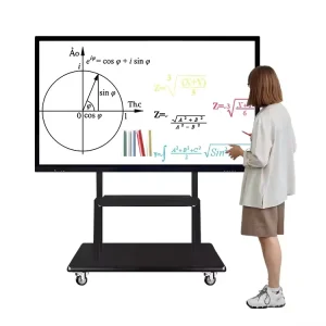 86 Inch School Teaching 20 Point Infrared Touch Screen All in One Digital Smart Board OPS Display 4K Educational Interactive