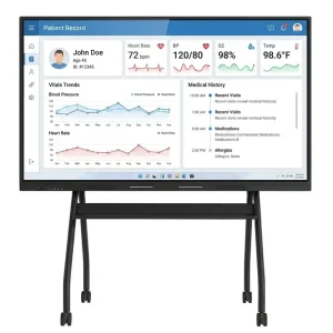 86 Inch Smart Board with GMS Certification Android 13 Interactive Whiteboard for Global Markets & App Support