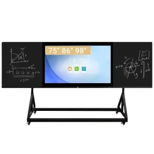 86 Inches IR Touch Interactive Flat Panels Nano Smart Left and Right Dual Sub boards Optional LCD Interactive Smart Blackboard