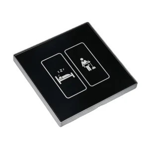 86 Style Doorbell Switch Hotel Doorbell System Smart Home Products Devices RF433 mhz Glass Touch Switch