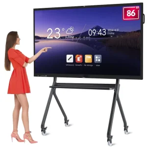 86Inch HD 4K Android OPS Flat Panel LCD Touch Screen Smart Digital Board Whiteboard for Meeting Room