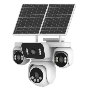 8MP 4G AOV Solar Powered 4 Lens Camera Full HD Outdoor Security CCTV Night Vision Motion Wireless Smart Home Camera