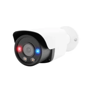 8MP 4K IMX415 Red&Blue Light Bullet Outdoor Waterproof IP67 Speaker and Microphone Color-vu Night Vision IP CCTV Camera