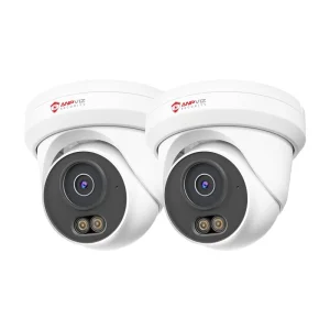 8MP IP Camera US Stock 2 PCS Security Turret POE Outdoor Camera Smart Human/Vehicle Detection WDR H.265+