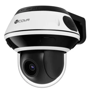 8MP Smart AI PTZ Dome PoE Camera 5X Optical Zoom Two-Way Audio IP67 AI Human Vehicle Detection for Security Surveillance