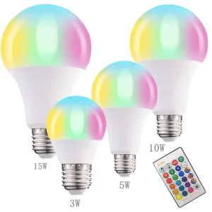 8W Energy-Saving E27 RGB LED Smart Bulb