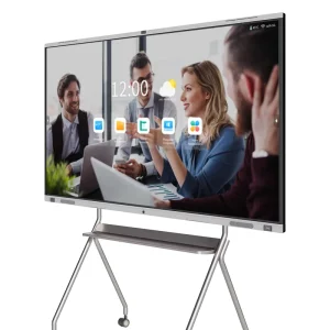 98 Inch 20 Point Infrared Touch 4K Interactive Whiteboard Commercial Display with Android OS 8GB RAM for School and Office