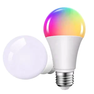 Tuya 9W 10W 12W 15W RGB A60 Smart LED Light Bulb, E27 E26 B22, AC85-265V, App-Controlled