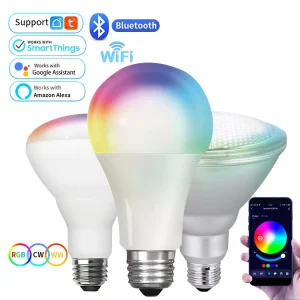 OEM 9W 12W 17W E27 E26 B22 Color Smart RGB Light Bulbs