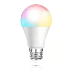 9W HomeKit WiFi Smart Color-Changing Light Bulb, 16M Colors, Adjustable White (2700K-6500K), Compatible with Alexa/Google Home App