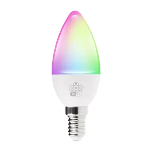 Wireless Smart Home LED Light Bulb, 9W RGB, Schedule, App, Voice and Remote Control, Works with Echo and Home