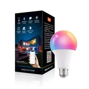 9W Wireless RGB Smart LED Bulb, Alexa and Google Tuya Voice Control, A60, E27, 110V/220V