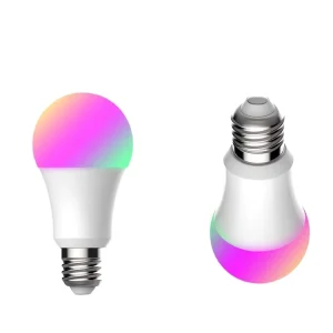 9W WiFi Smart Light Bulb E27 LED RGB Lamp Work with Alexa Google Home Tuya Smart Life APP Dimmable RGB+White+Warm White