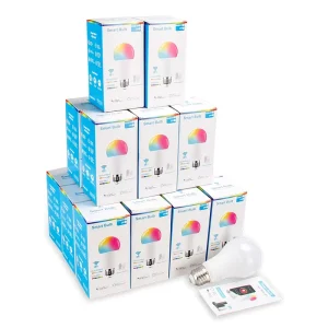 9W WiFi Voice/App Alexa Tuya Remote-Controlled Indoor LED Light Bulb, Smart Home Lighting