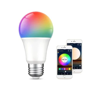 Dimmable Smart Bulb 9W, 16 Million Colors, RGBWW, 800LM, RGB CCT, A60/A19