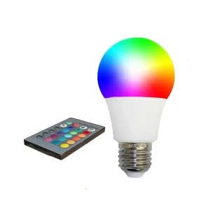 High-Power LED Bulbs, 3W/7W/9W RGB Color-Changing Smart LED Light Bulbs
