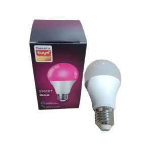 Smart Lighting, Smart Life-Compatible Tuya Smart LED Bulb, 9W, Wireless BLE, E27, RGB + CCT, AC100-265V