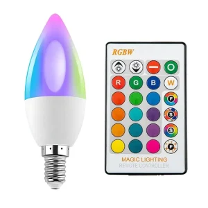 9W E26 Wireless LED Smart Bulb, Color-Changing, 50 DIY Scenes, Music Sync, Scheduling, Adjustable White, Dimmable