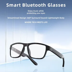 A02 Smart Glasses With AI Translation Phone Calling Music Player Touch Control Magnetic Charging Fashion BT Glasses Sunglasses