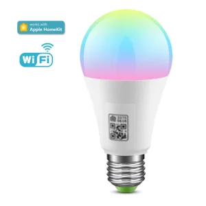 A19 Smart LED Globe Bulb, Tuya Smart Purple Bee, 9W, 100–265V, E27, Smart Home Kit, Household Indoor Lighting