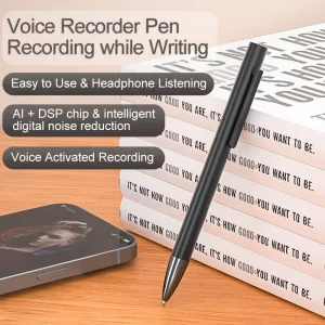 A20 AI Transcribe Portable Mini Recording Equipment Audio Recorder Digital Voice Recorder Pen for Lecture Meeting Interview