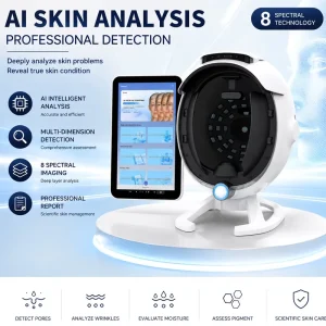 A6 Multi-language AI Facial Skin Analyzer Deep Skin Condition Scanner Device