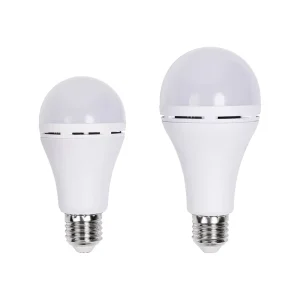 Hot-Selling Smart Dimmable Battery-Powered Reverse Light, Plastic-Coated Aluminum Rechargeable Emergency A60 LED Bulb