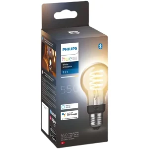 A60 Edison Vintage Industrial-Style Smart LED E27 Color-Temperature-Adjustable Dimmable Glass Bulb HomeKit GardenHUE