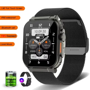 A70 Multiple Montre Intelligente Sports Smartwatch 1.96 Big Touch Screen Reloj 600mAh Big Battery Smart Watch for Women Men