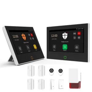 ABS 4G Wifi Tuya Alarm System Kit Wireless GSM Sensor RFID Card Remote Control Smart Home Burglar Security System