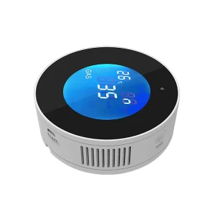 ABS Gas Detector for LNG LPG & More LCD Display Wireless Alarm for European Homes WiFi Connectivity