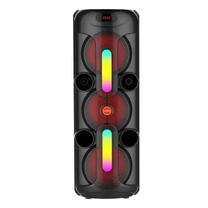 ABS8301 Outdoor Smart Speaker RGB Ambient Light Stereo Surround Sound for 5.0 Wireless Speech Home Portable Audio Player