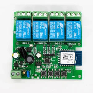 AC 85 250V 10A Works with Smart Tuya Switch 4CH Wifi Module Home Automation Relay 4 Gang Work With Alexa Smartlife NO USB