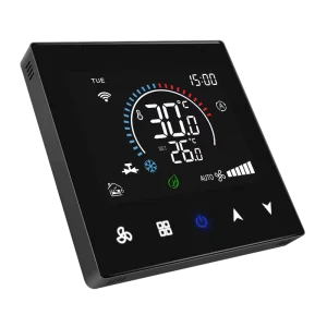 AC Thermostat for Fan Coil Units Air Conditioner Thermostat with 3-Speed Ventilation WIFI Thermostat