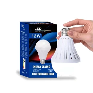 Hot-Selling AC85-265V Automatic Charging 5W 7W 9W 12W E27 Smart Rechargeable LED Emergency Bulb/Emergency Lamp