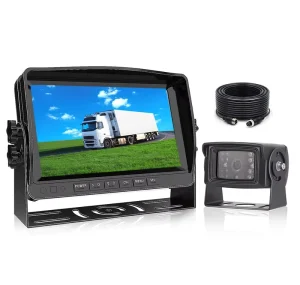 AHD 1080P 4PIN Wide View Angle Backup Camera System 7-inch Monitor IP68 Waterproof Night Vision CVBS Car Reverse Camera