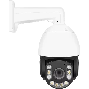 AI 6MP 20X Zoom Auto tracking Dual Light PoE IP PTZ Camera Speed Dome Color Night 120dB WDR SD Slot Speaker 360 Degree 7 Inch