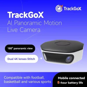 AI Auto Tracking Soccer Live Streaming Sports Camera Portable Mobile Camera for Sports Recording & Broadcasting