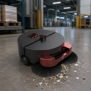 AI Autonomous Floor Cleaning Machines Robot Sweeping Cleaner Battery Powered Floor Sweeper For Factory Warehouse