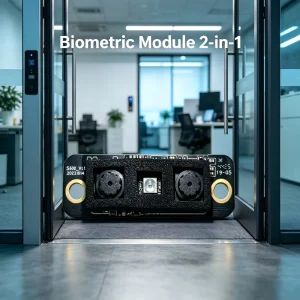 AI Biometric Module 2 in 1 Face Palm Vein Recognition with UART Communication Interface for Smart Lock Access Control System