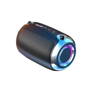 AI Blue Tooth Desktop Smart Speaker With Shoulder Strap Subwoofer Voice Prompts Portable Wireless Speaker