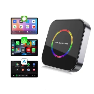 AI Box 4G 64GB CarPlay Adapter with Wireless GPS Bluetooth-Universal Fitment for Apple iPhone & Android