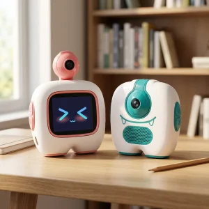 AI Companion Desk Robot Smart Interactive Desk Device WiFi 4G Multi Language Screen Camera for Home Office