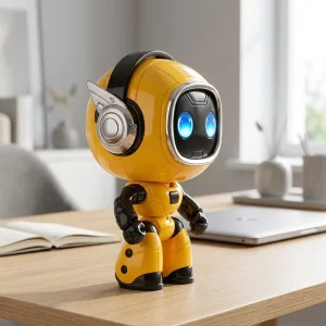 AI Companion Desk Robot Voice Control Smart Desk Device Multi Language Interactive Desktop Assistant