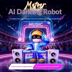 AI Companion Robot Desktop Interactive Decor for Home Office Touchscreen Voice Chat Smart Robot Entertainment Gift