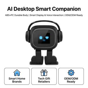 EMOPET AI Desk Robot Companion Emotional Sensing AI Voice Chat Touch Interaction Mood Tracker Smart Electronic Robot Toy for