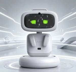 AI Desktop Companion Robot Smart Bionic Pet with Multilingual Voice Interaction APP Controlled Display Interactive Desk Robot