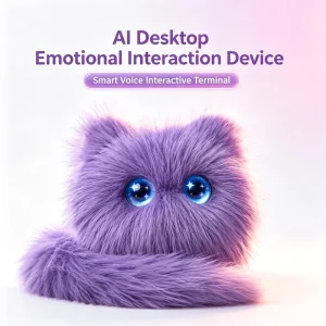 AI Desktop Personal Assistant Robot Emotional Interaction Companion Smart Voice Chat Real time Emotional Response Local Device