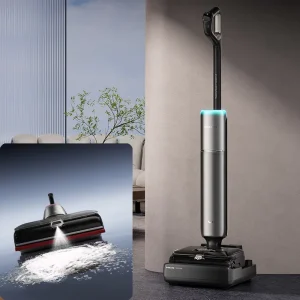 AI Floor Cleaner T60Ultra 9.85cm Thin Body Robotic Arm 180 Lie Flat 90 Self Cleaning Wet Dry Vacuum Household